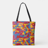 Vet Camo Pattern Tote Bag (Achterkant)