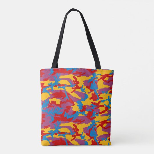 Vet Camo Pattern Tote Bag (Achterkant)