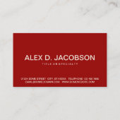 vet CARDIOLOGIST Visitekaartje (Achterkant)