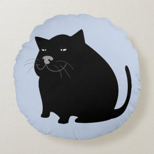 VET CAT PILLOW DOLL ROND KUSSEN