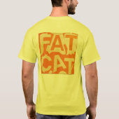 Vet Cat Yellow T-shirt (Achterkant)