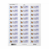 Vet Catering Retouradreslabel Etiket (Full Sheet)