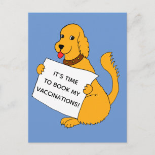 Vet Chirurgische Dog Vaccinatie Herinnering Briefkaart