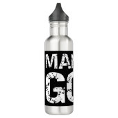 Vet Christelijk citaat voor mannen Vertrouw Gezegd Waterfles (Links)