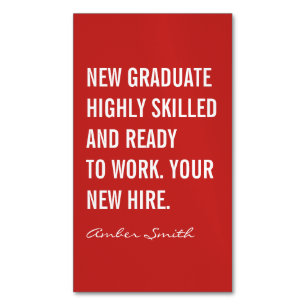 Vet Citaat Magnetisch Visitekaartje