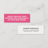 Vet Citaat Mini Visitekaartje (Voorkant / Achterkant)