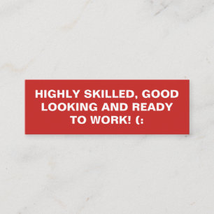 Vet Citaat Mini Visitekaartje