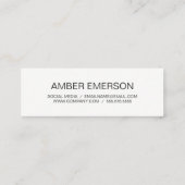 Vet Citaat Mini Visitekaartje (Achterkant)