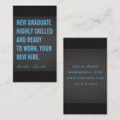 Vet Citaat Textiellijnen Visitekaartje (Voorkant / Achterkant)