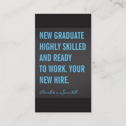 Vet Citaat Textiellijnen Visitekaartje (Voorkant)