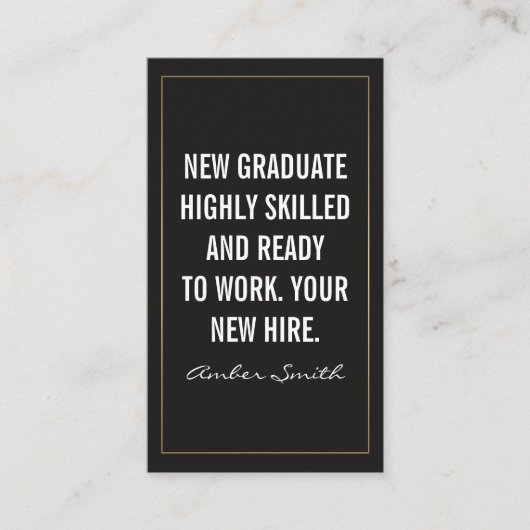 Vet Citaat Visitekaartje (Voorkant)