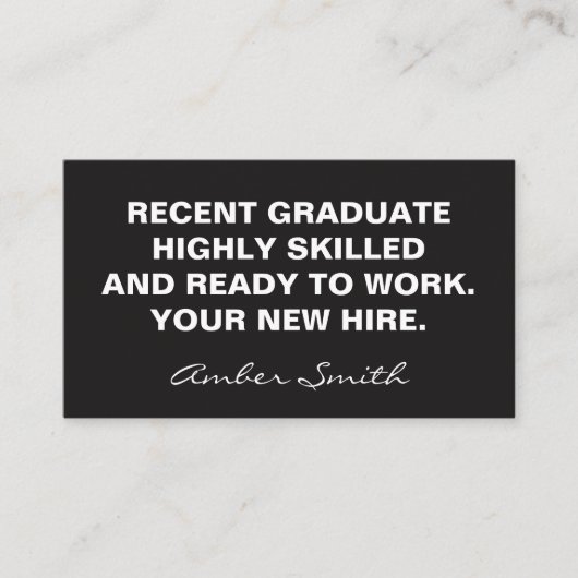 Vet citaat visitekaartje (Voorkant)