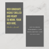 Vet Citaat Visitekaartje (Voorkant / Achterkant)