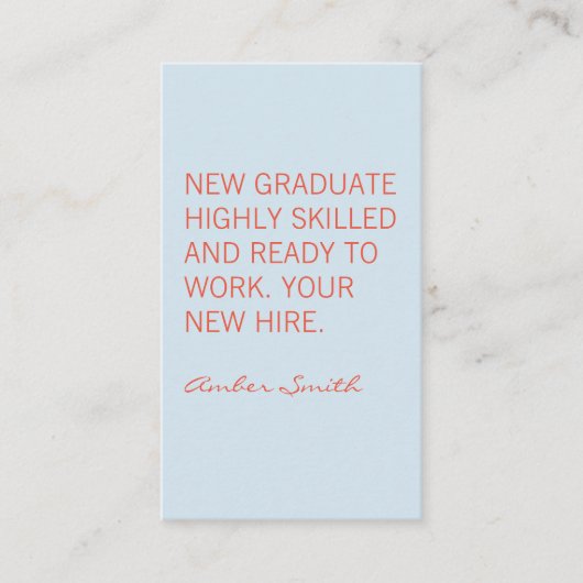 Vet Citaat Visitekaartje (Voorkant)