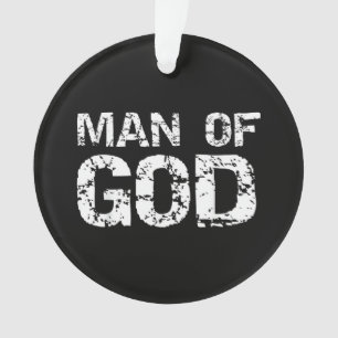 Vet citaat voor christelijke mannen, geloof, gezeg ornament