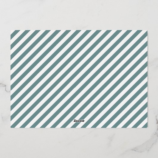 Vet collage | Holiday Cheer 5 Foto Folie Kaart (Achterkant)