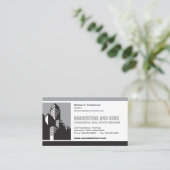 Vet commercieel onroerend goed Visitekaartje (Staand voorkant)