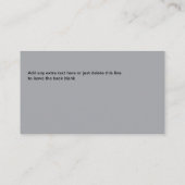 Vet commercieel onroerend goed Visitekaartje (Achterkant)