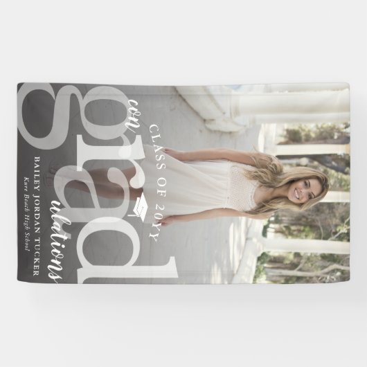 Vet ConGRADuleringen Foto Afstuderen Spandoek (Horizontaal)