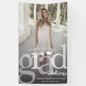 Vet ConGRADuleringen Foto Afstuderen Spandoek (Verticaal)