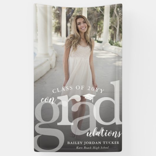 Vet ConGRADuleringen Foto Afstuderen Spandoek (Verticaal)