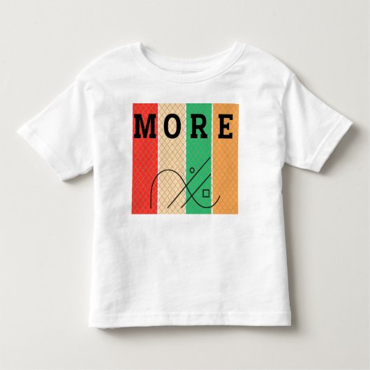 Vet contrast en geometrie kinder shirts (Voorkant)