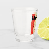 Vet contrast en geometrie shot glas (Links)