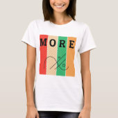 Vet contrast en geometrie t-shirt (Voorkant)