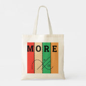 Vet contrast en geometrie tote bag (Achterkant)