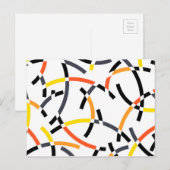 Vet, cool, trendy, speels, stedelijke, moderne kun briefkaart (Voorkant / Achterkant)