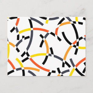 Vet, cool, trendy, speels, stedelijke, moderne kun briefkaart