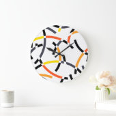 Vet, cool, trendy, speels, stedelijke, moderne kun grote klok (Huis)