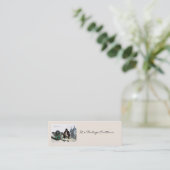 Vet Couple op een datum Mini Visitekaartje (Staand voorkant)