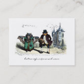 Vet Couple op een datum Visitekaartje (Voorkant)