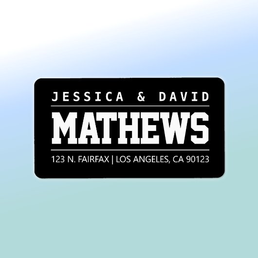 Vet Creative Black & White Etiket