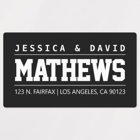 Vet Creative Black & White waterbestendig Labels (Design 1)