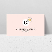 Vet Creative Monogram Logo Roze Sociale Media