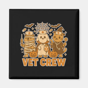 Vet Crew Halloween Kostuum Hond Kat Capybara Huisd Magneet