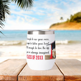 Vet, Dapper en Sterk Thermisch Wijn Tumbler