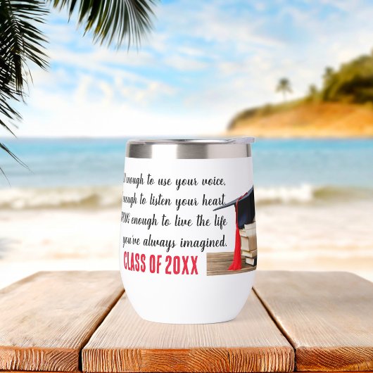 Vet, Dapper en Sterk Thermisch Wijn Tumbler