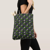 Vet Deco Mermaid Scales Fan Pattern Tote Bag (Dichtbij)