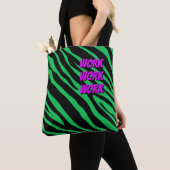 Vet dierenprint Werk & Speel leuke kleur Tote Bag (Dichtbij)