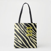 Vet dierenprint Werk & Speel leuke kleur Tote Bag (Voorkant)