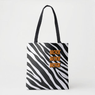 Vet dierenprint Werk & Speel leuke kleur Tote Bag