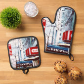 Vet Dinsdag Eve Ovenwant & Pannenlap Set (Top down)