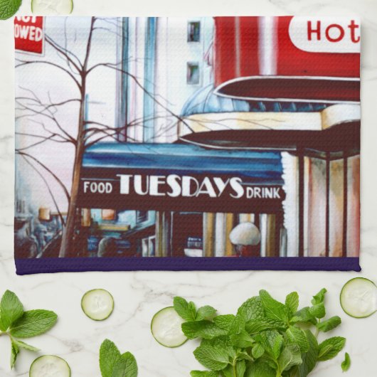 Vet Dinsdag Eve Theedoek (Gevouwen)