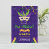 Vet Dinsdag partijuitnodiging Kaart (Staand voorkant)