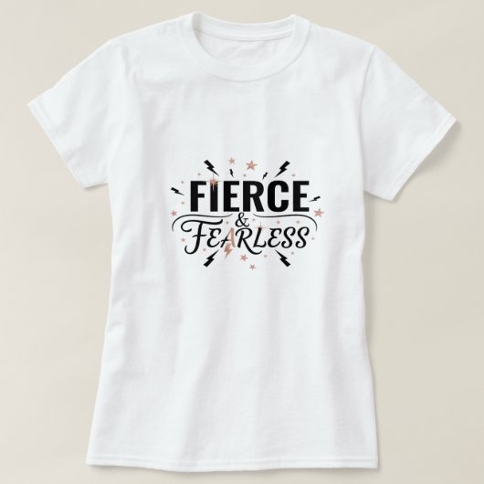 Vet & Direct: FTERCE T-shirt - onbevreesd & uniek (Design voorkant)