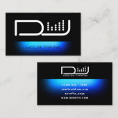 Vet DJ equalizer musical Visitekaartje (Voorkant / Achterkant)