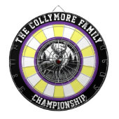 Vet Doel op Deer Design Dartbord (Voorkant)